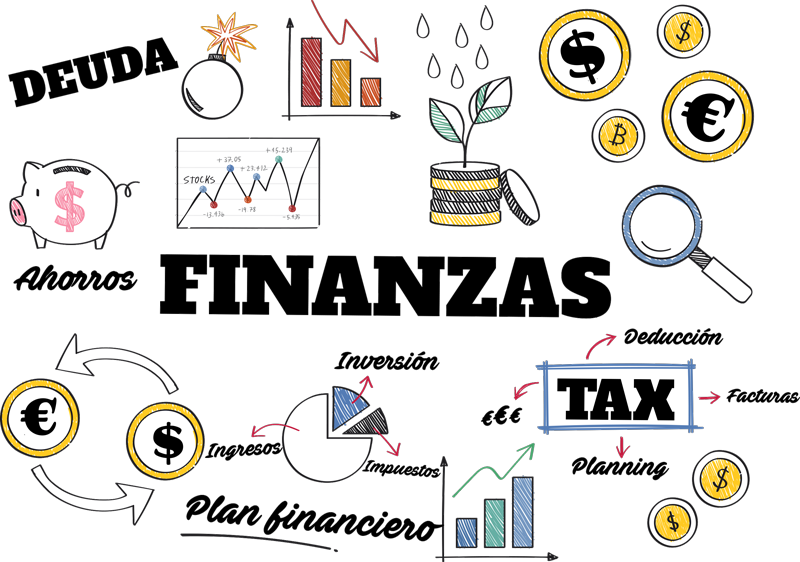 Vinilo para negocio escuela de finanzas - TenVinilo