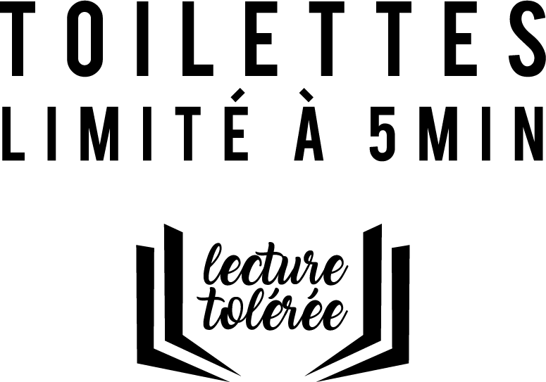 Sticker WC Salle de Bain Usage Limité - TenStickers