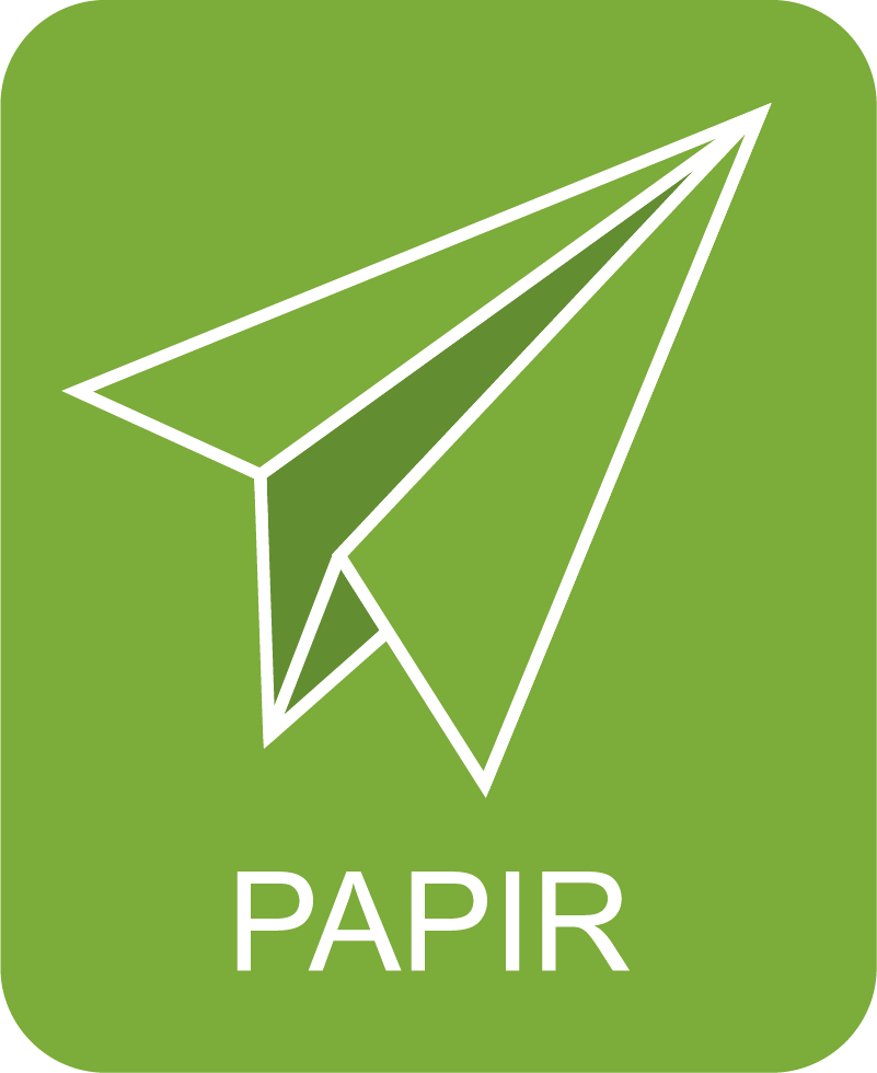 Klistremerke for papirgjenvinningstegn - Tenstickers