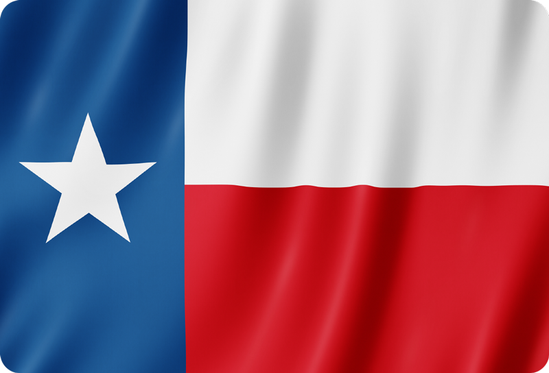 Texas Flag Laptop Sticker - TenStickers