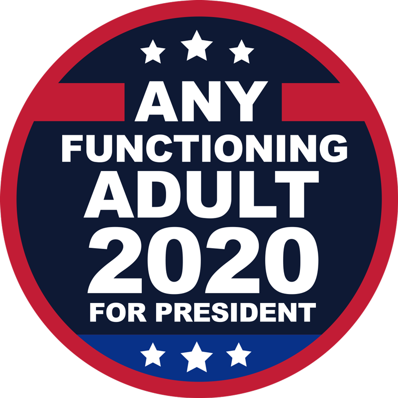 Any Functioning Adult Car Sticker - TenStickers