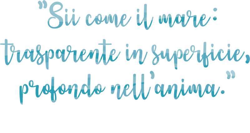 Adesivo murale frase mare - TenStickers