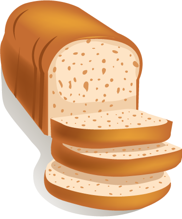 Tenstickers Sneetjes Brood Sticker tenstickers kopen in de aanbieding