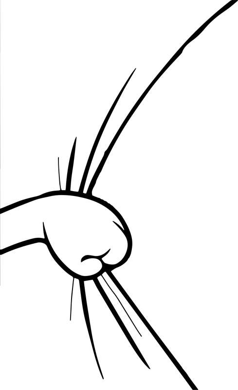 笔记本电脑贴纸 异想天开的手插画 - TenStickers