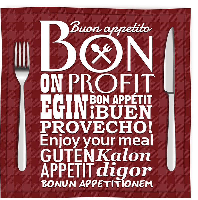 벽 스티커 요리 매일 식사를 즐기세요 - TenStickers