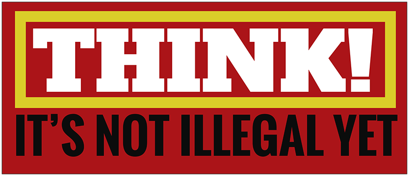 Metin duvar vinil yapışkan düşünüyorum - TenStickers