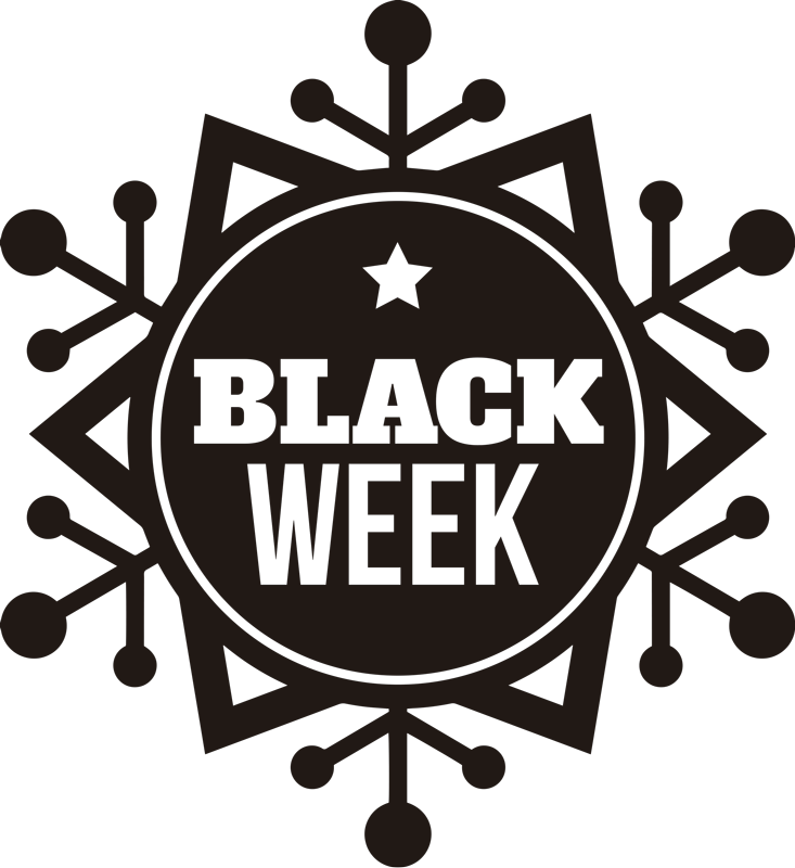 商业贴纸 黑色星期促销活动 - TenStickers