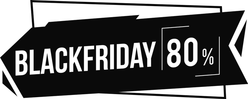 Vinil negócios Black Friday Personalizável - TenStickers