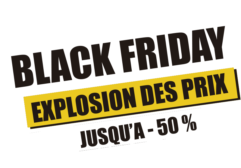 Sticker Black Friday texte personnalisé - TenStickers