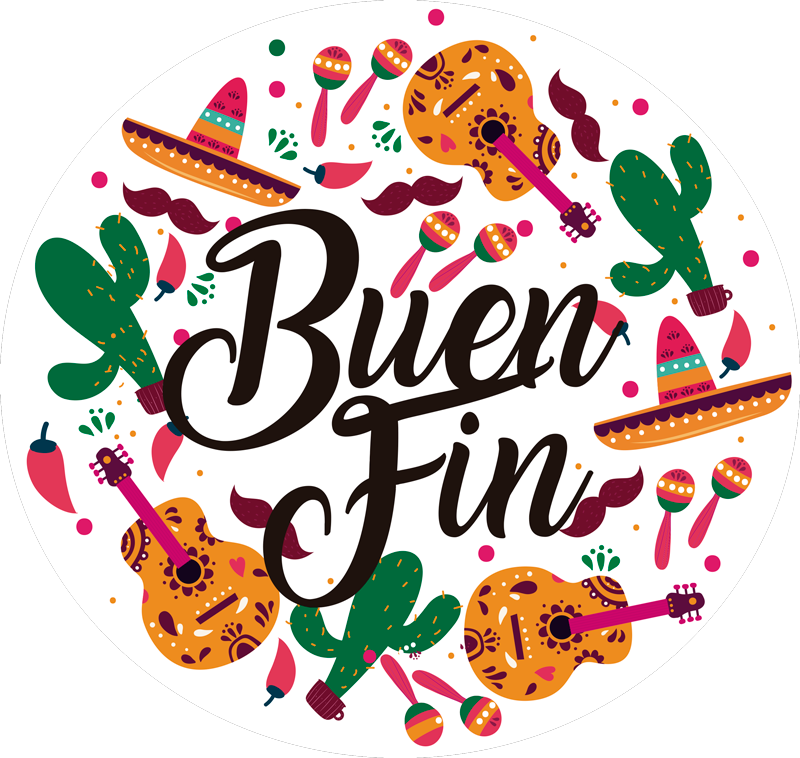 Vinilo rebajas escaparate Buen Fin - TenVinilo