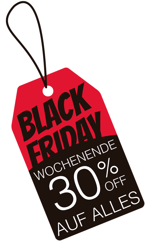 Auffälliger Black Friday Weekend Aufkleber - TenStickers
