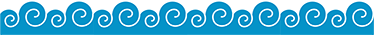 Tapetenbordüre Selbstklebend Anime-Wellen - TenStickers
