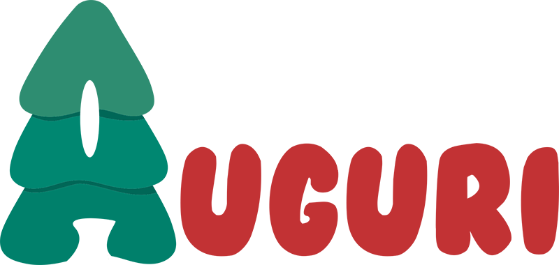 Adesivo natalizio Auguri di buone feste - TenStickers