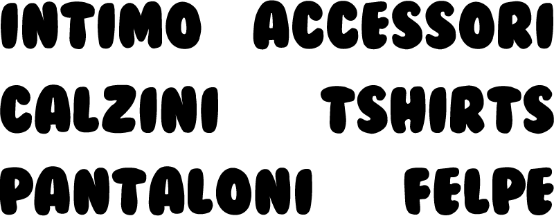 Scritta adesiva divisori cassetti - TenStickers