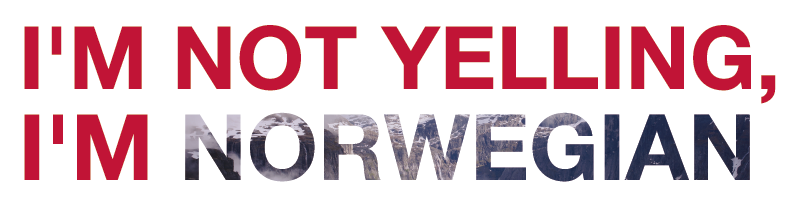 Norsk taletekst klistremerke - Tenstickers