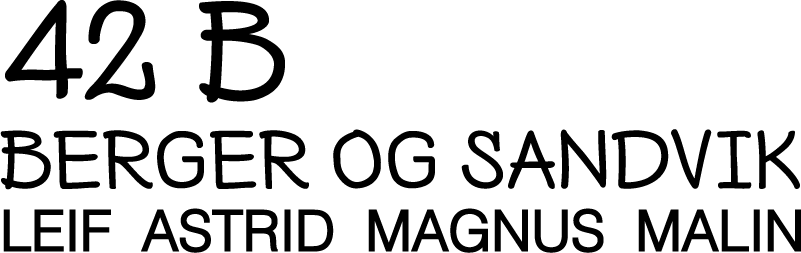 Personlig letterbox vinyltekst - Tenstickers