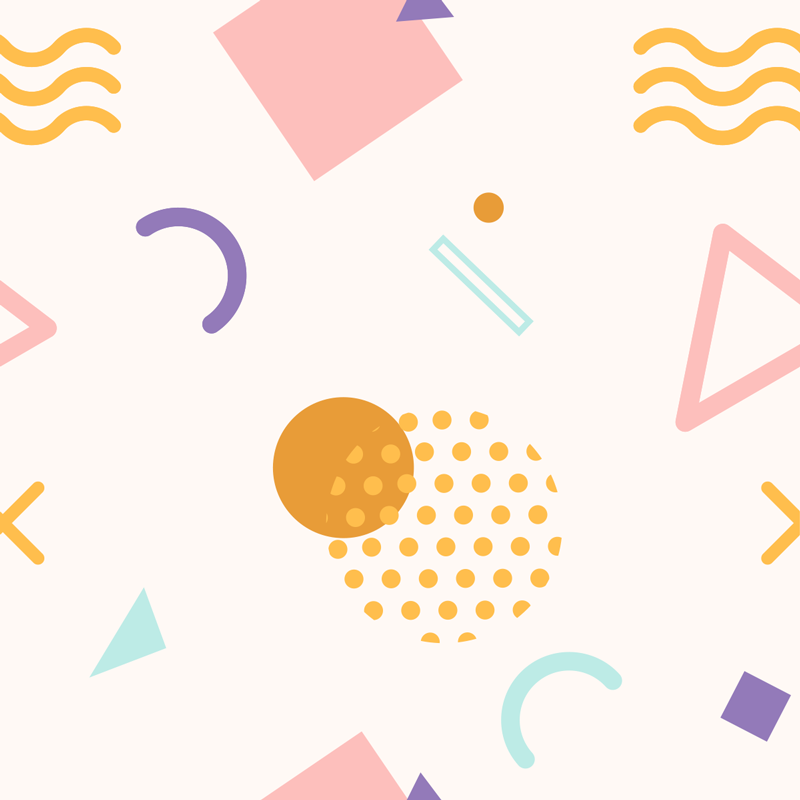 Memphis Tapete aufkleber - TenStickers