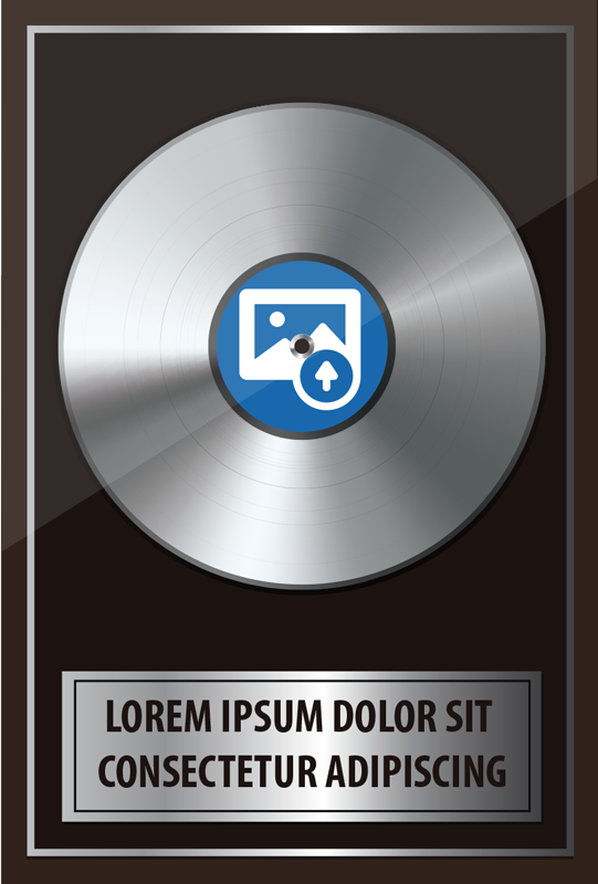 个性化唱片匾音乐贴纸 - TenStickers