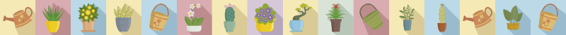 Sticker Frise plantes tropical - TenStickers