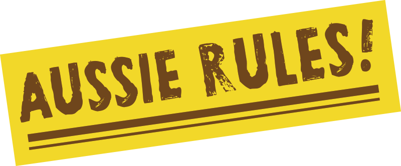 Aussie rules sport wall sticker - TenStickers