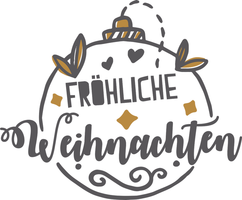 Süßer Weihnachtsaufkleber Baumkugel - TenStickers