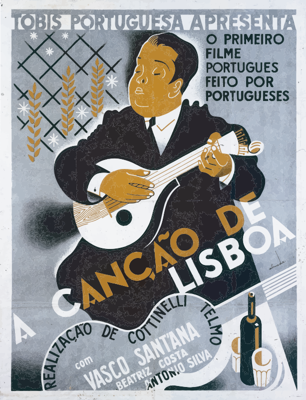Adesivo de banners Cartaz A Canção De Lisboa - TenStickers