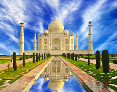 Taj Mahal Wall Mural - TenStickers