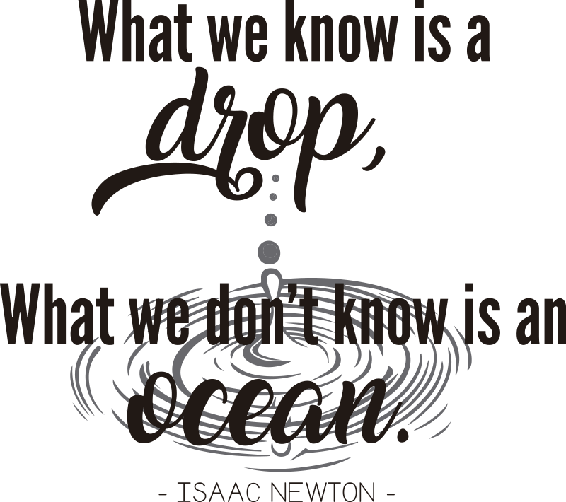 Isaac newton quote sticker - TenStickers