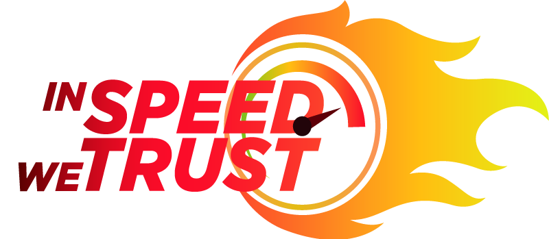In speed we trust car sticker - TenStickers