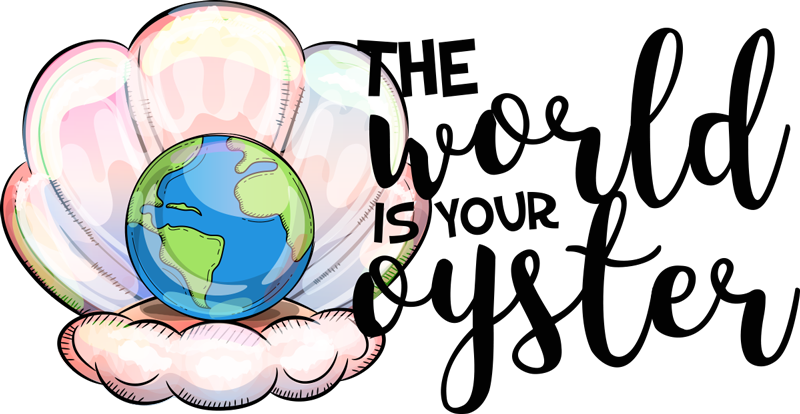 The world is your oyster fish wall sticker - TenStickers