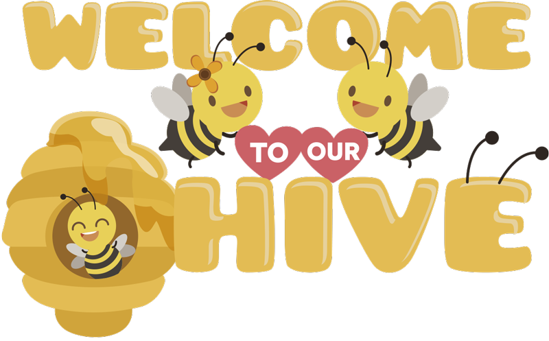 Welcome to our hive insect wall sticker - TenStickers