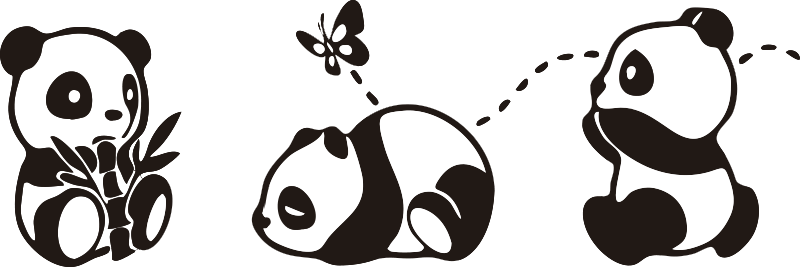 OSO PANDA PNG  Osos pandas dibujo, Pandas, Oso panda