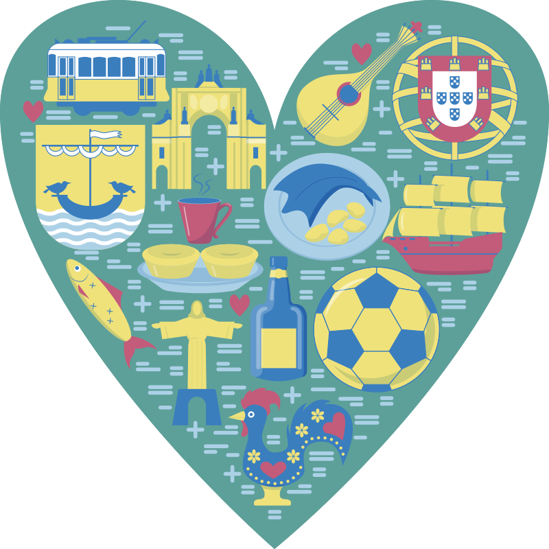 Autocolantes lugares Portugal Diversificado - TenStickers