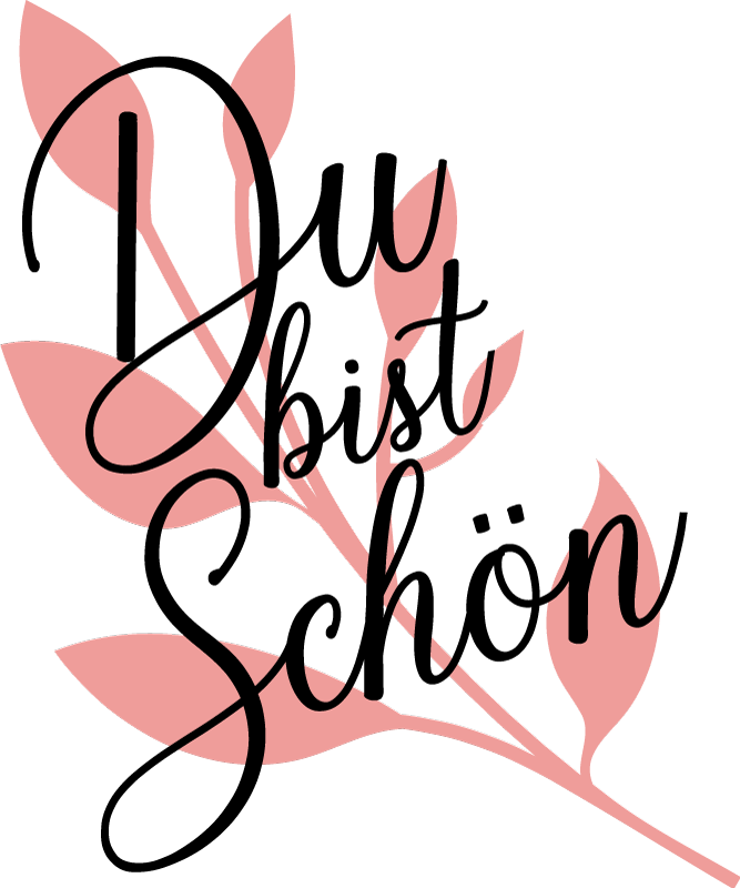 Du bist schön motivierender Wandaufkleber - TenStickers