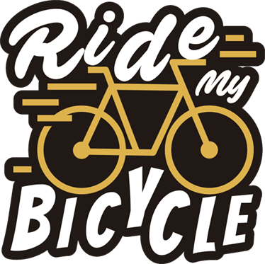 Cubo gorra restaurante Pegatina bicicleta Quiero andar en bici - TenVinilo