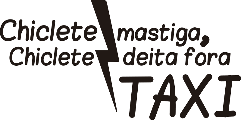 Autocolantes de letras de canções Chiclete - TenStickers