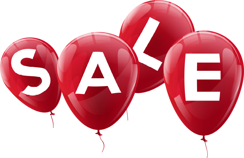 Balloons summer sale sale sticker - TenStickers