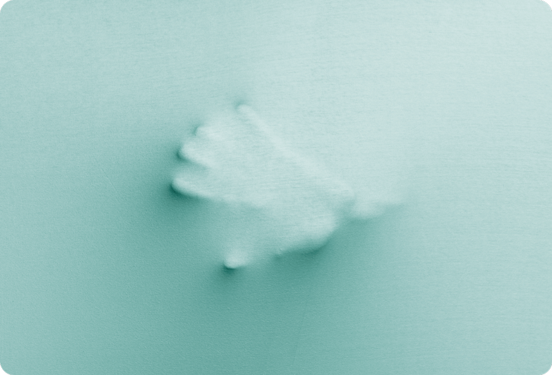 3d hand laptop skin sticker - TenStickers