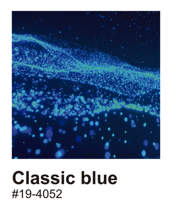 经典的蓝色墙壁艺术贴纸 - TenStickers