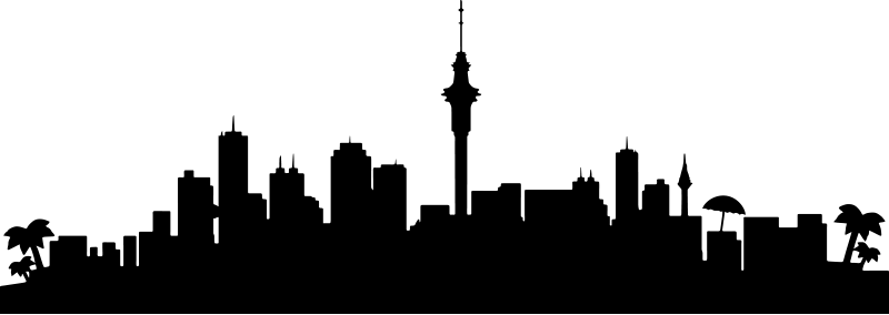 Auckland landscape wall sticker - TenStickers