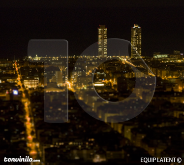 TenStickers. Barcelona Torres Mapfre Wall Sticker. A Barcelona sticker where you have a privileged night view of Barcelona. Have a full view of the city with other wall decal collection.