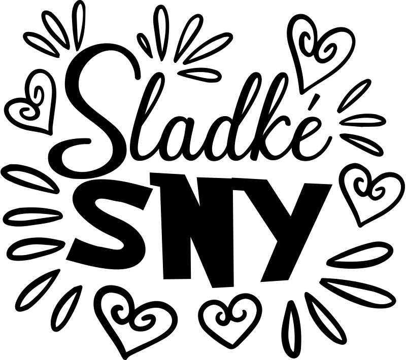 Nálepka domů s textem sladké sny - TenStickers