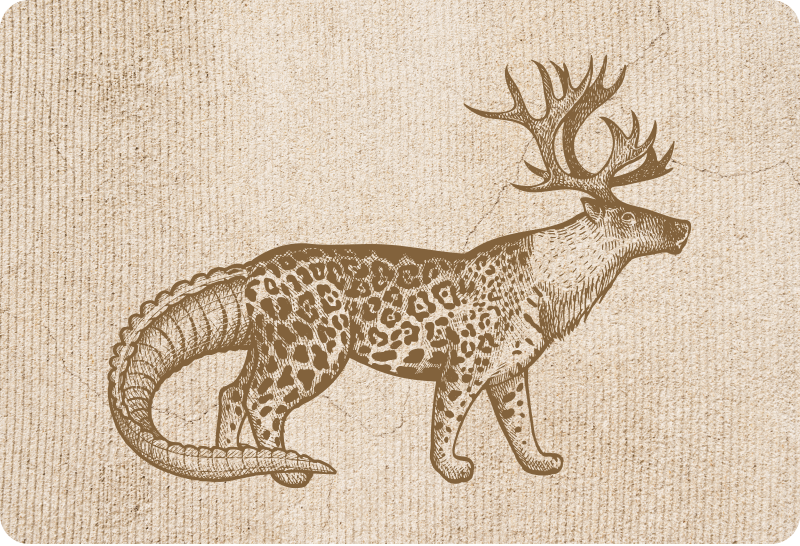 Rare dyr bærbare klistremerke - Tenstickers