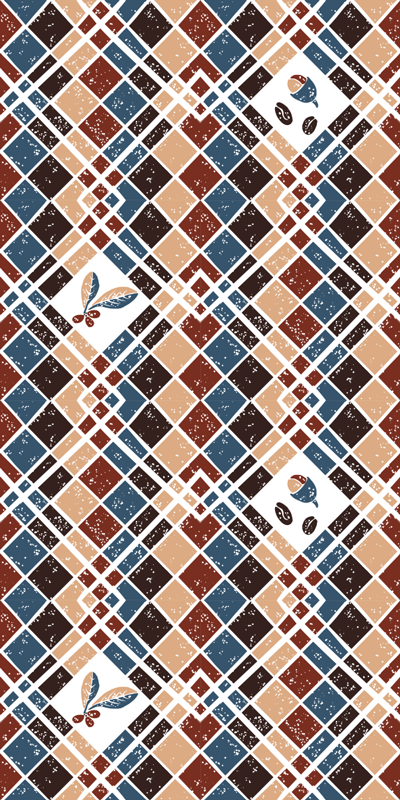 咖啡色彭定康冰箱贴花 - TenStickers