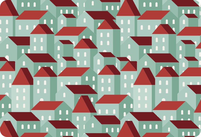 City skyscraper laptop decal - TenStickers