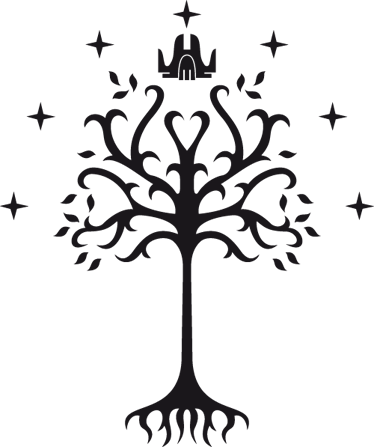 Gondor Tree Sticker - TenStickers