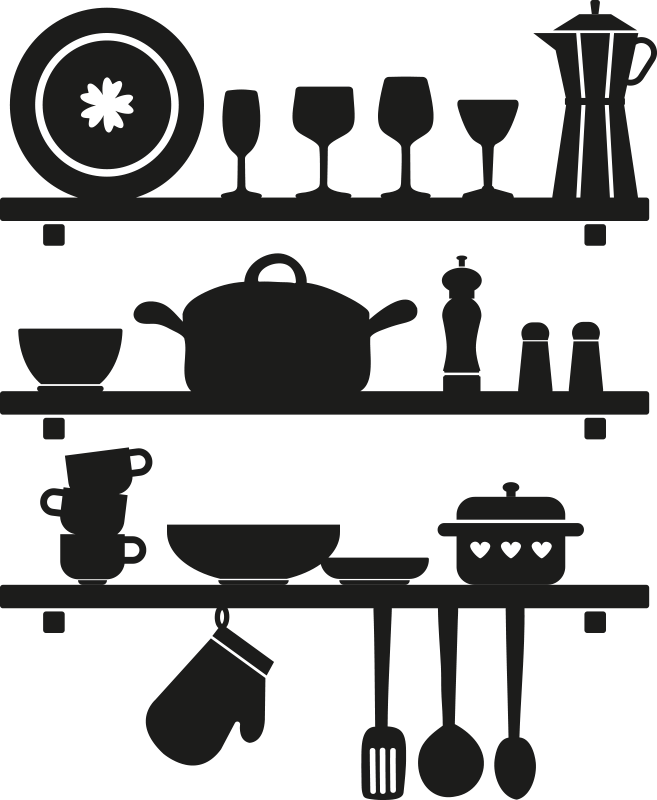 Utensilios cocina - Decovinilos