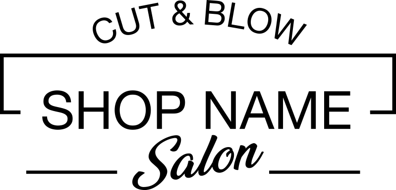 Beauty salon showcase  sticker - TenStickers