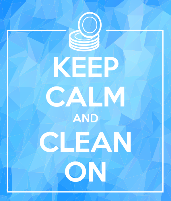 Dishwasher sentence keep calm appliance decals - TenStickers