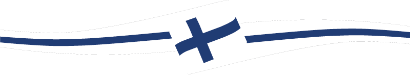 Suomen lipun muokattava nimi pyörätarra - Tenstickers